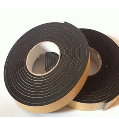 Delidge Soft 5 m Self-Adhesive Car Door Noise Insulation Rubber Dusting Window Sealing Strip Tape - Image 1