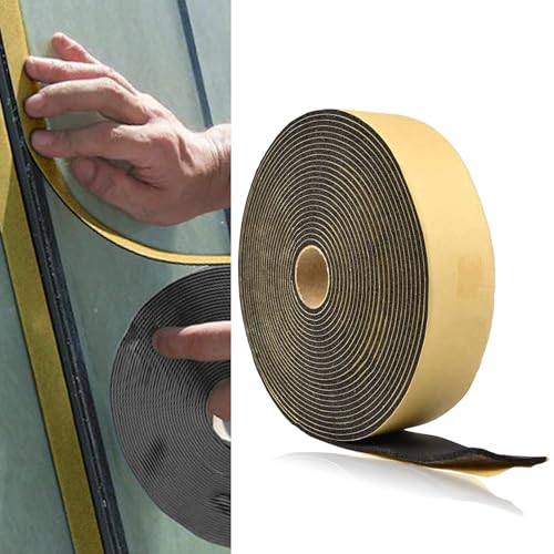 Delidge Soft 5 m Self-Adhesive Car Door Noise Insulation Rubber Dusting Window Sealing Strip Tape - Image 4
