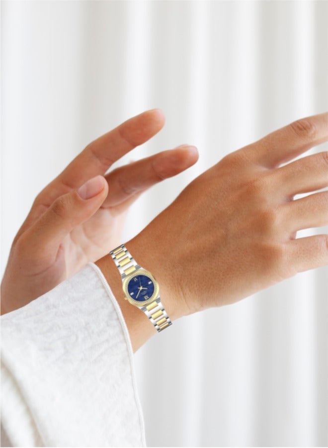 MARTINI Elegant Martini Women's Watch Stylish Navy Blue Dial Stainless Steel Band Water Resistant Perfect for Casual and Formal Wear - Image 4