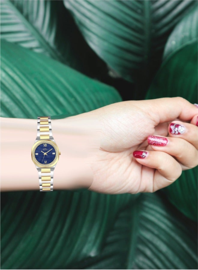 MARTINI Elegant Martini Women's Watch Stylish Navy Blue Dial Stainless Steel Band Water Resistant Perfect for Casual and Formal Wear - Image 3