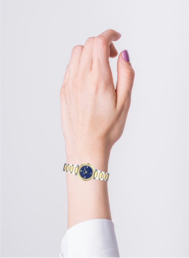 MARTINI Elegant Martini Women's Watch Stylish Navy Blue Dial Stainless Steel Band Water Resistant Perfect for Casual and Formal Wear - Image 2