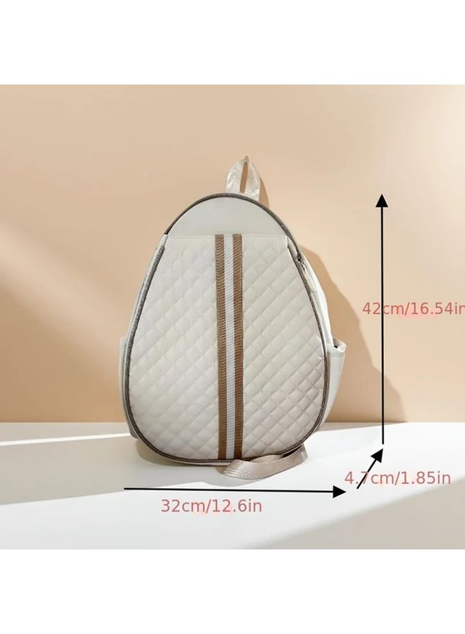 حقيبة ظهر رياضية سوداء كبيرة السعة متعددة الوظائف للبيكلبول والتنس والريشة الطائرة - Image 4