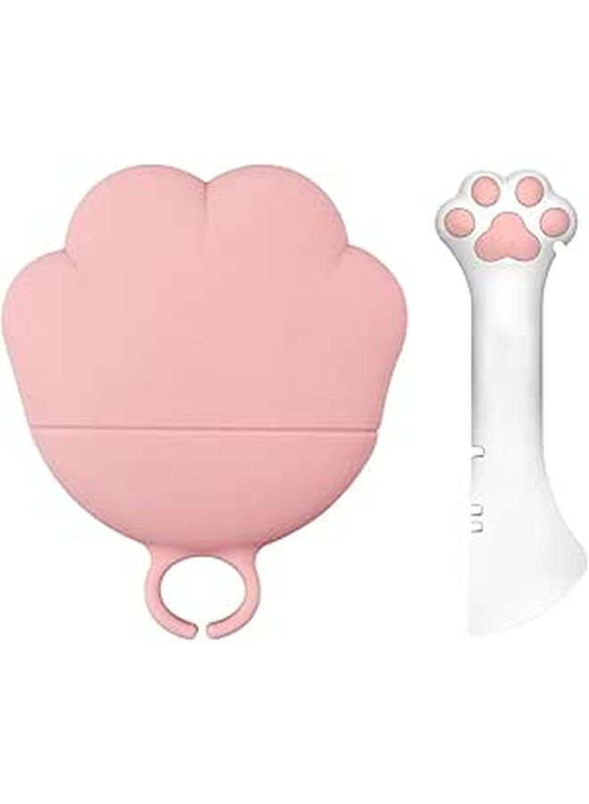 Stainless Steel Pet Food Can Opener Spoon And Lid Set For Cats Dogs Freshness Storage - Image 1