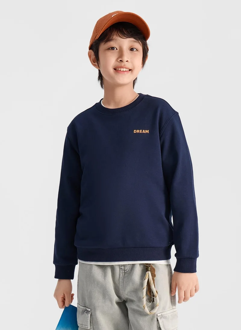 Balabala Kids Unisex Round neck sweatshirt