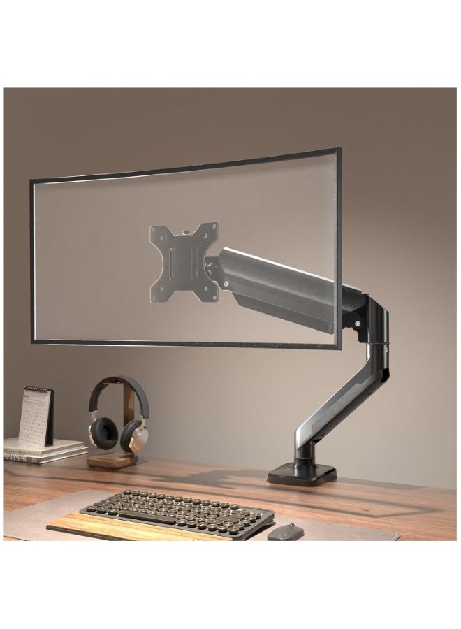 Adjustable monitor arm – Gas-operated desktop mount for 19- to 32-inch monitors – Practical and space-saving - Image 2