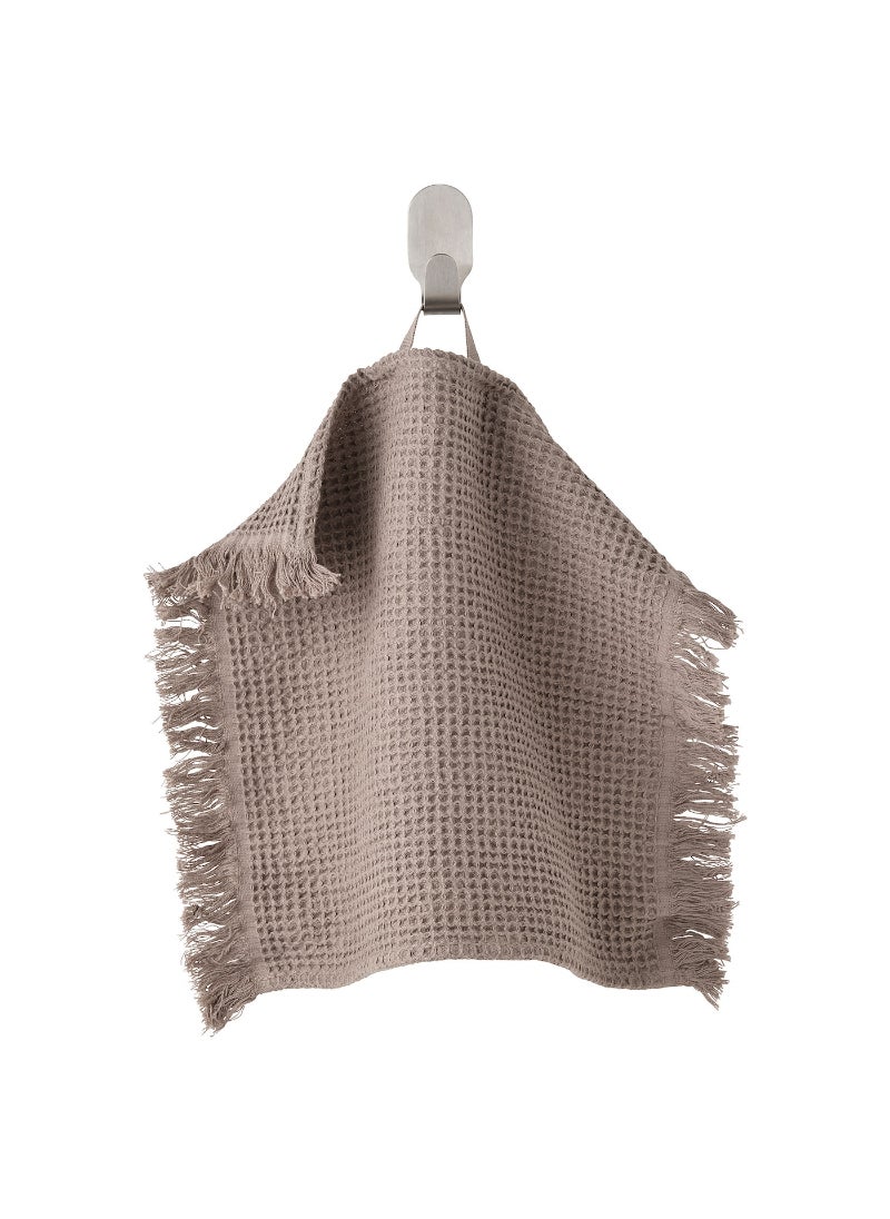 Generic Washcloth Ultra-Soft and Absorbent Grey Brown 100% Cotton 30x30 cm 