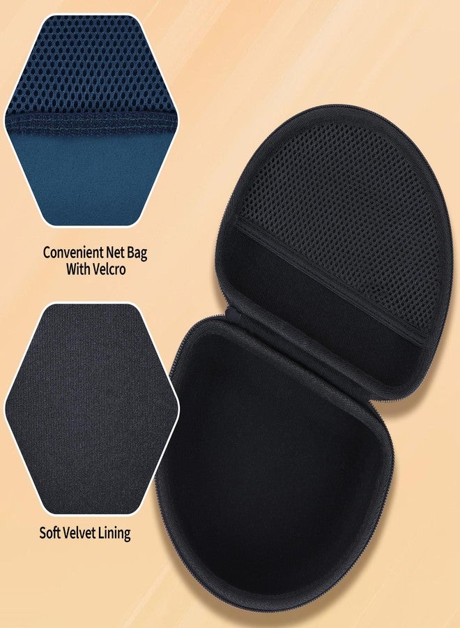 RIYADAone Hard Case Compatible with Skullcandy Crusher ANC 2 / Hesh Evo/Crusher Evo/Hesh ANC/Riff 2 / Riff Headphones (Black) - Image 4