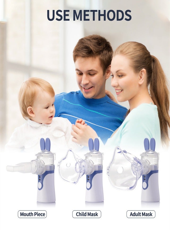 Generic Mesh nebulizer, 2 modes handheld nebulizer, rechargeable nebulizer for respiratory therapy - Image 4