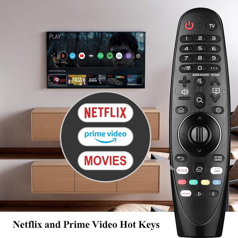 LOMCA AKB75855501 MR20GA Replacement Remote Control for LG Smart TV OLED TCX, ZX, WX, GX, BX, NANO90 NANO99 NANO91 NANO85 49NANO85UNA 65UN8500AUJ 70UN7070PUA 75UN8570AUD OLED55BXPUA (No Voice Function) - Image 3