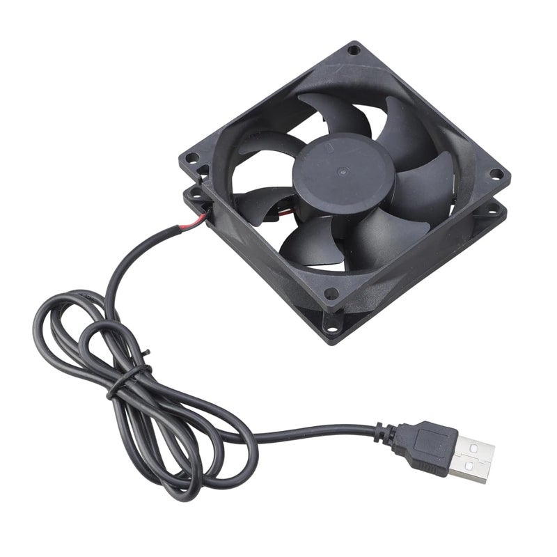 80mm DC5V Brushless Cooling Fan USB Powered Sleeve Bearing for Electronics Cooling Fan - Image 1