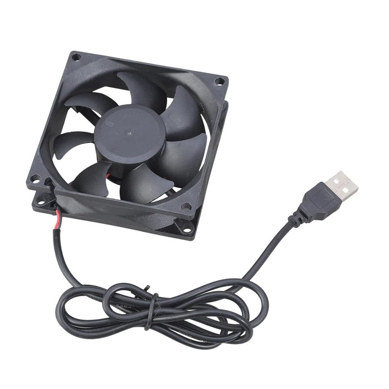80mm DC5V Brushless Cooling Fan USB Powered Sleeve Bearing for Electronics Cooling Fan - Image 3