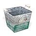 allgala allgala Galvanized Planter Pot Indoor and Outdoor Decoration-Square-9"-HD88304  - Image 2