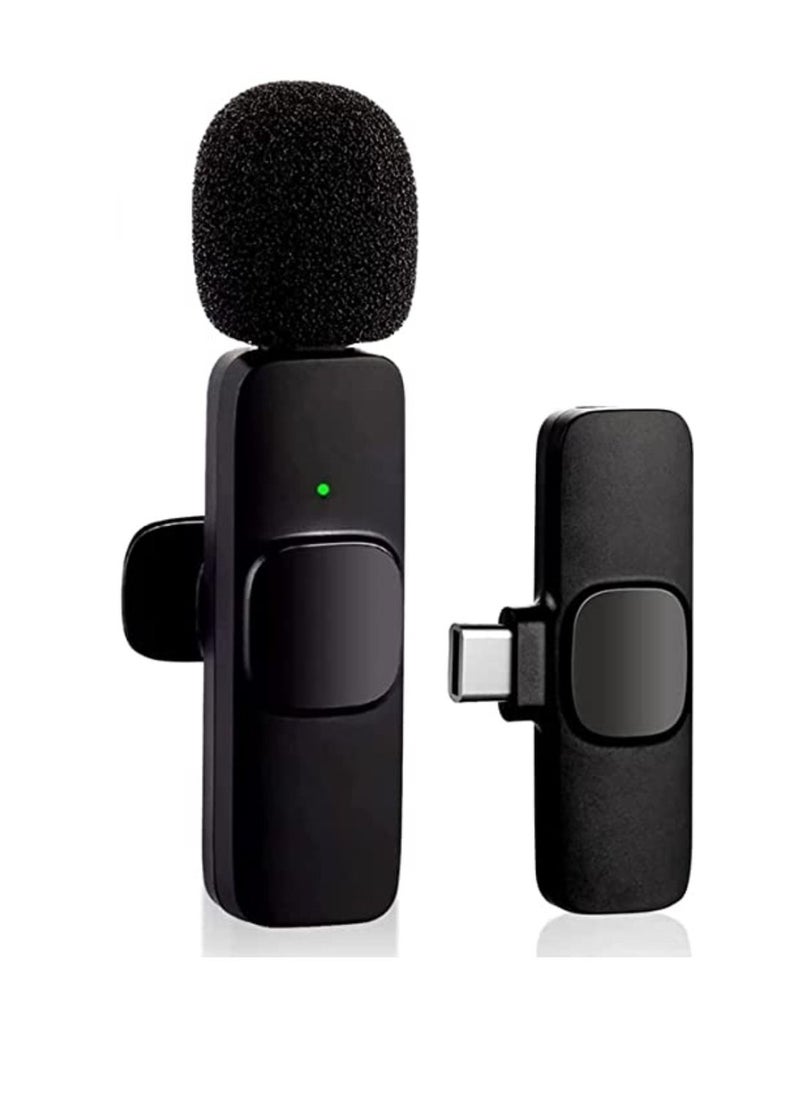 Yuwell - K9 Wireless Lavalier Microphone For Type-C Phone Plug-Play Wireless Mic For USB-C Android Phone Video Recording, Interview, Vlog, Auto Sync And Noise Reduction - Image 1