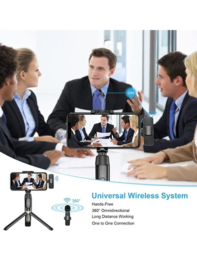 Yuwell - K9 Wireless Lavalier Microphone For Type-C Phone Plug-Play Wireless Mic For USB-C Android Phone Video Recording, Interview, Vlog, Auto Sync And Noise Reduction - Image 1