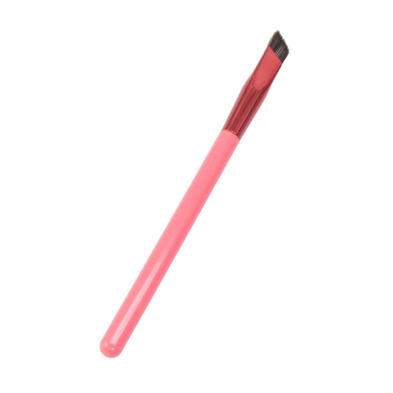Angled Eyebrow Brush: Soft Artificial Fiber Bristles, Precise Angled Design - Versatile Multifunctional Tool, Portable Makeup Brush for Travel & Home Makeup Enthusiasts - Image 1