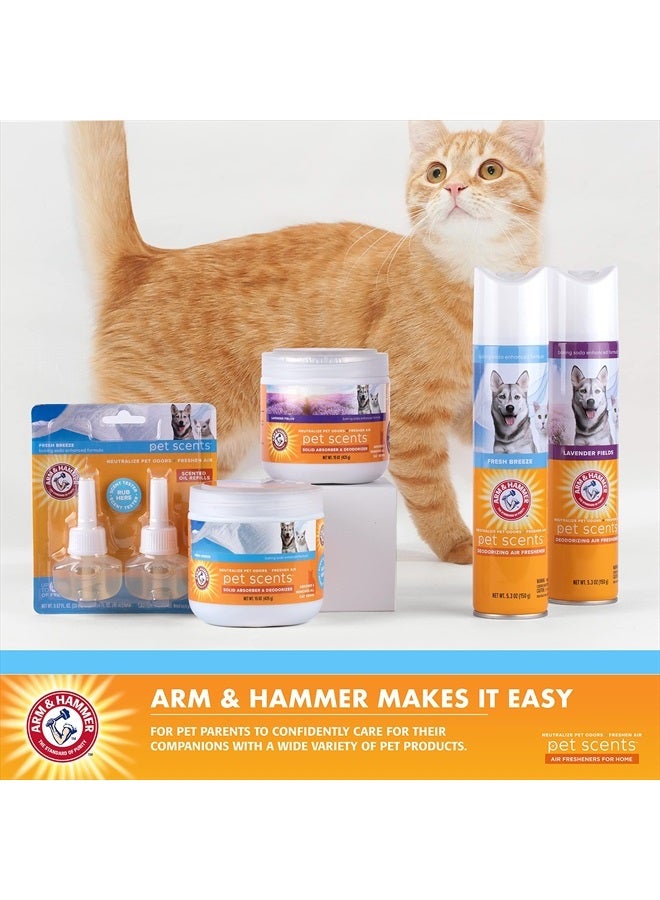 Arm & Hammer جل كريات إزالة الروائح للحيوانات الأليفة برائحة النسيم العليل | 12 أونصة جل كريات محايدة للروائح مع بيكربونات الصوديوم | كريات معطرة لإزالة روائح الحيوانات الأليفة (FF12689) - Image 4