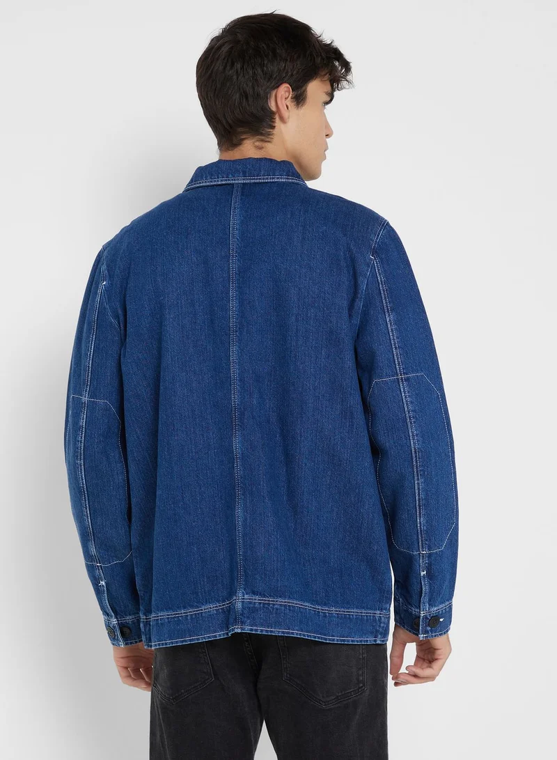 Ted Baker Mid Wash Denim Jacket