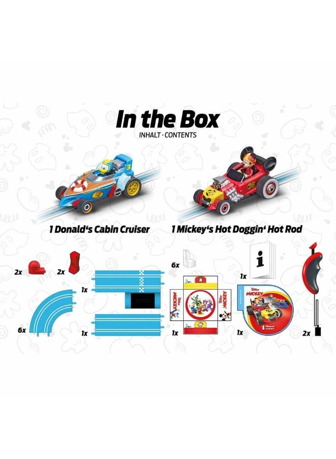 Carrera مجموعة سباق ميكي ماوس الممتعة من كارييرا ديزني جونيور (1:50، 2.4 م) - Image 5
