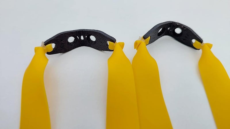 Marksman 4 قطع من حبال مطاطية مسطحة بديلة لقاذف الصواريخ بطول 24 سم مع قوة ارتداد سريعة - Image 4