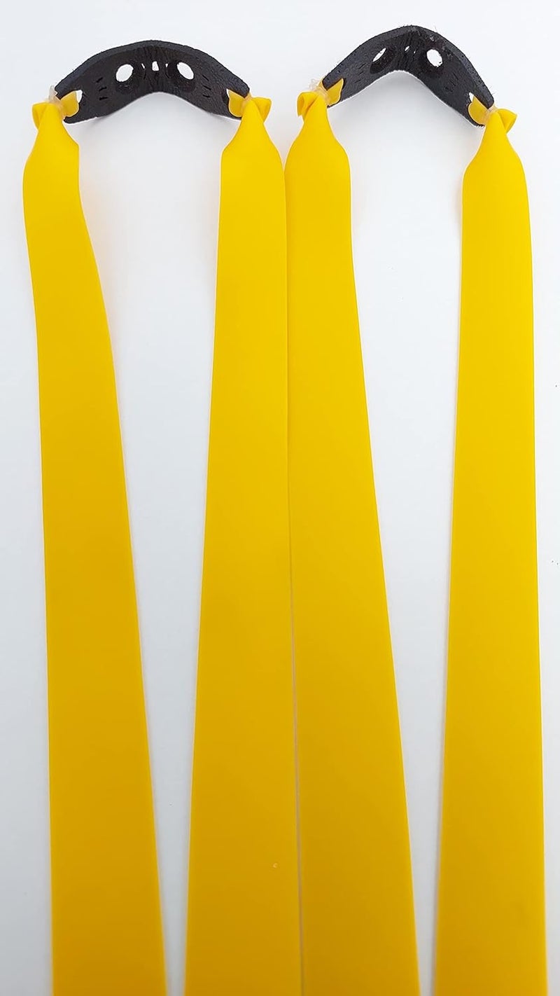 Marksman 4 قطع من حبال مطاطية مسطحة بديلة لقاذف الصواريخ بطول 24 سم مع قوة ارتداد سريعة - Image 5