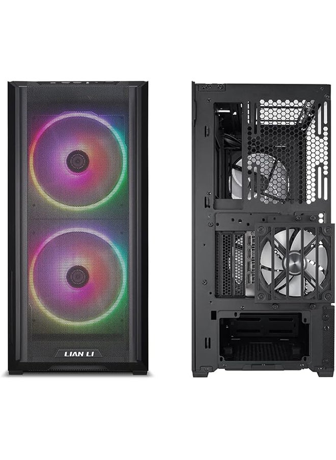 Lancool 216 RGB Chassis Optimized for Air and AIO Cooling Computer Case | Black