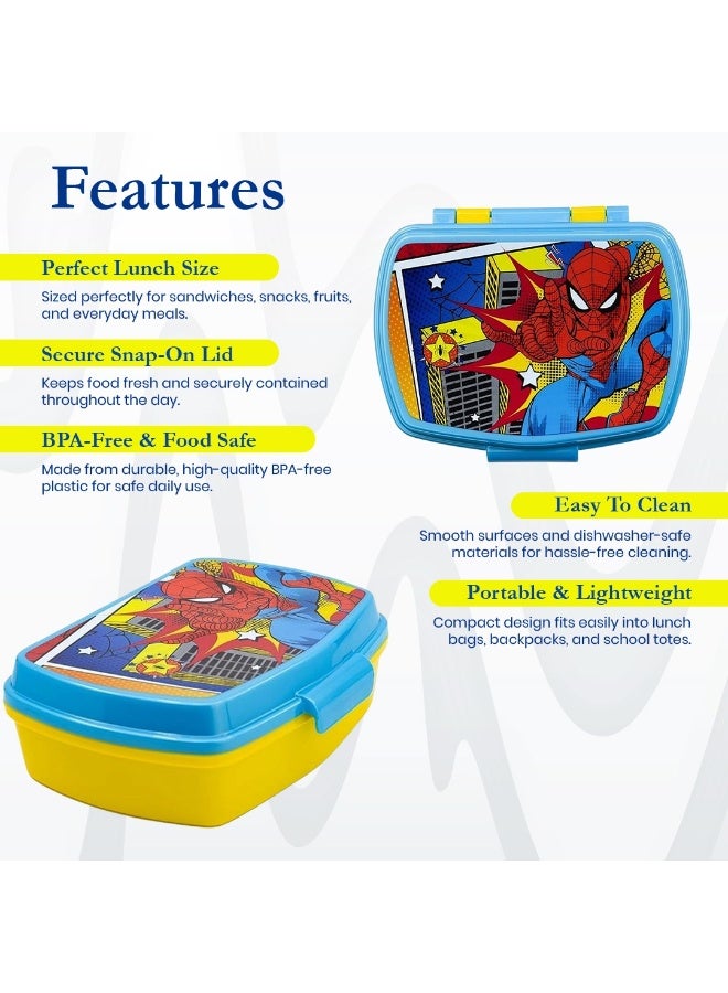 Stor Super Mario Funny Lunch Box for Kids – 30oz BPA-Free Reusable Lunch Container with Secure Snap Lid, Lightweight Durable Food Storage Box for School, Travel, Picnics & Everyday Meals - Image 4