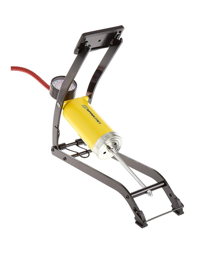 Foot Pump - Single cylinder, Black, SP-9021
