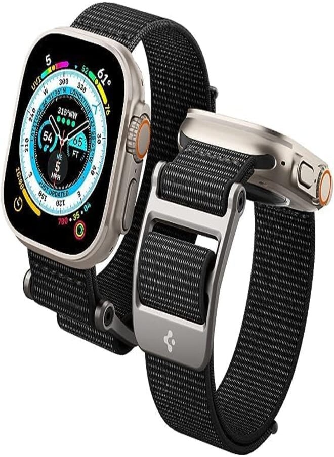 Next - Ultra Band Designed for Apple Watch Ultra (49mm), Series 8/7 (45mm), Series SE2/6/SE/5/4 (44mm) and Series 3/2/1 (42mm) Nylon Strap - by Next store - Image 1