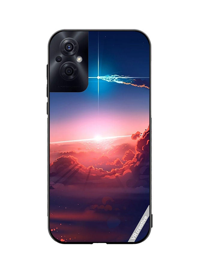 VR CREATIVE Protective Case Cover For Oppo Reno8 Z Nature Light Design Multicolour - Image 1