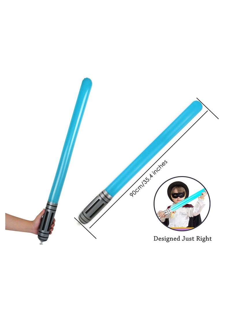 XiuWoo Inflatable Light Saber Sword Toys Set for Kids Party Favors, Movie Cosplay Swords Prop Star Wars Themed Party, Birthday Decorate - Image 2