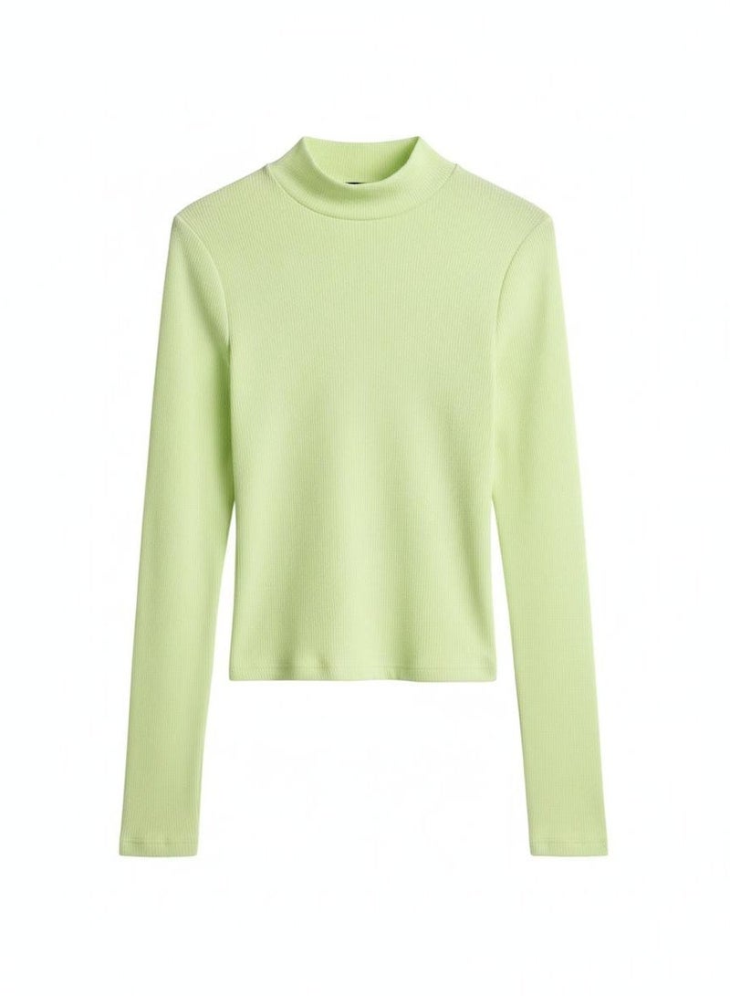 Don't Call Me Jennyfer Ribbed Mock Neck Top - Image 5