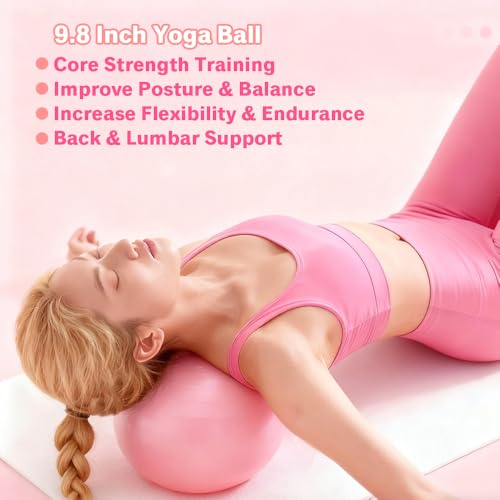 Zyvora Pilates Equipment Set for Home Workouts –15in1 Home Pilates Kit with Ring and Ball Set, Resistance Bands, Pilates Yoga Accessories, Core Sliders & Ankle Weights, Pilates Essentials Kit (Pink) - Image 4