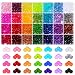 Paxcoo 700 Pcs Crystal Acrylic Beads Faceted Bicone Gem Beads for Jewelry Making 8 MM - Image 2