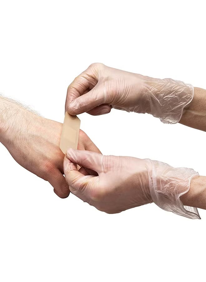 Kinmed, Hand Gloves, Vinyl, meduim Size - 100 Pcs - Image 2