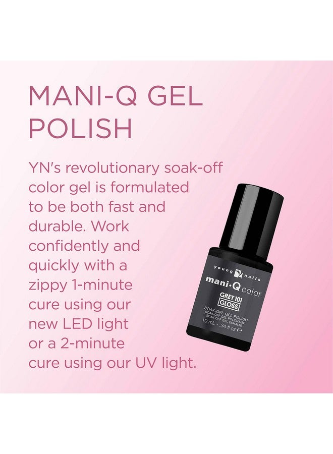 Young Nails Maniq Gel Polish Color Gel Nail Polish For Natural Or Artificial Nails Cure With Led Or Uv Light Soak Off Gel Polish 0.34 Fl Oz. - Image 2