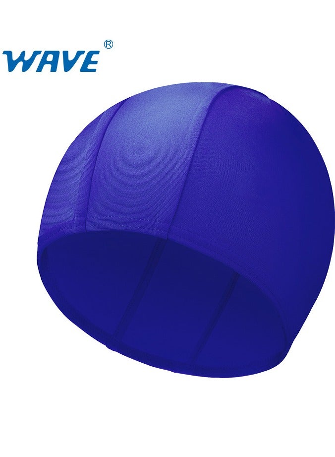 وايف WAVE Swimming Cap - Waterproof Silicone Sport Swim Hat with Ear Protection, Extra-Large Design for Long Hair, Unisex Adult Swim Cap for Men and Women - Image 1