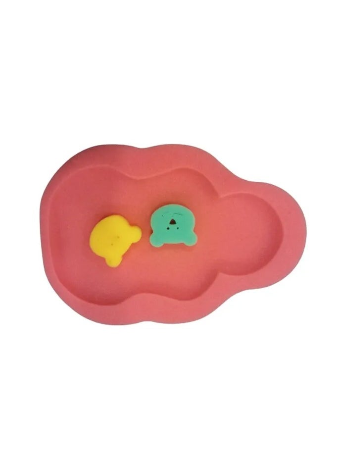 بيبي جيم BABYJEM Baby Bath Sponge - Coral (039CL) 