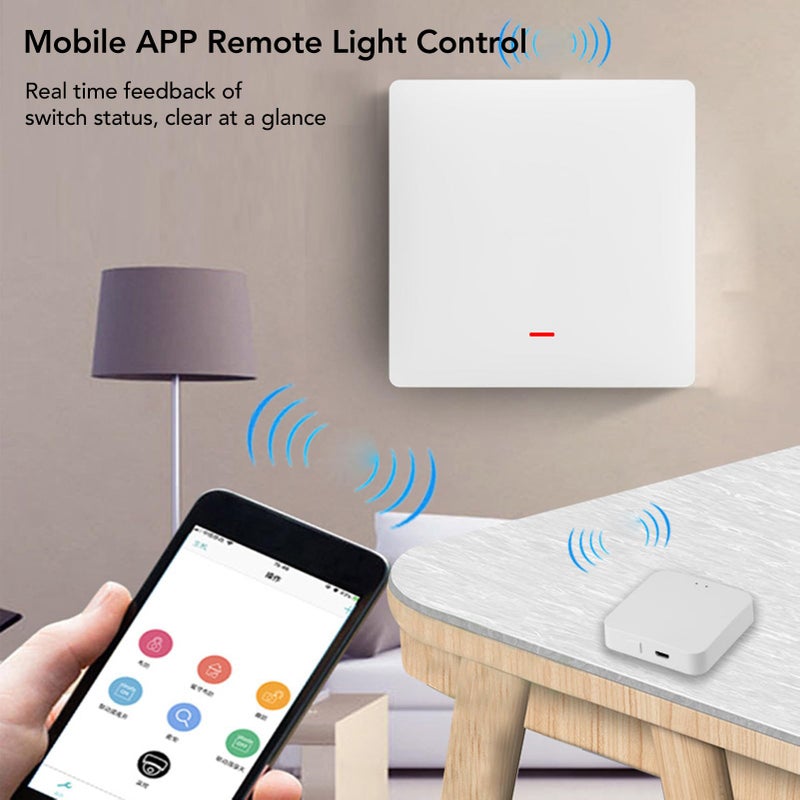 Zigbee Smart Light Switch WiFi Wall Switch 86 Buttons Mobile APP Timing Function 100 250V - Image 5