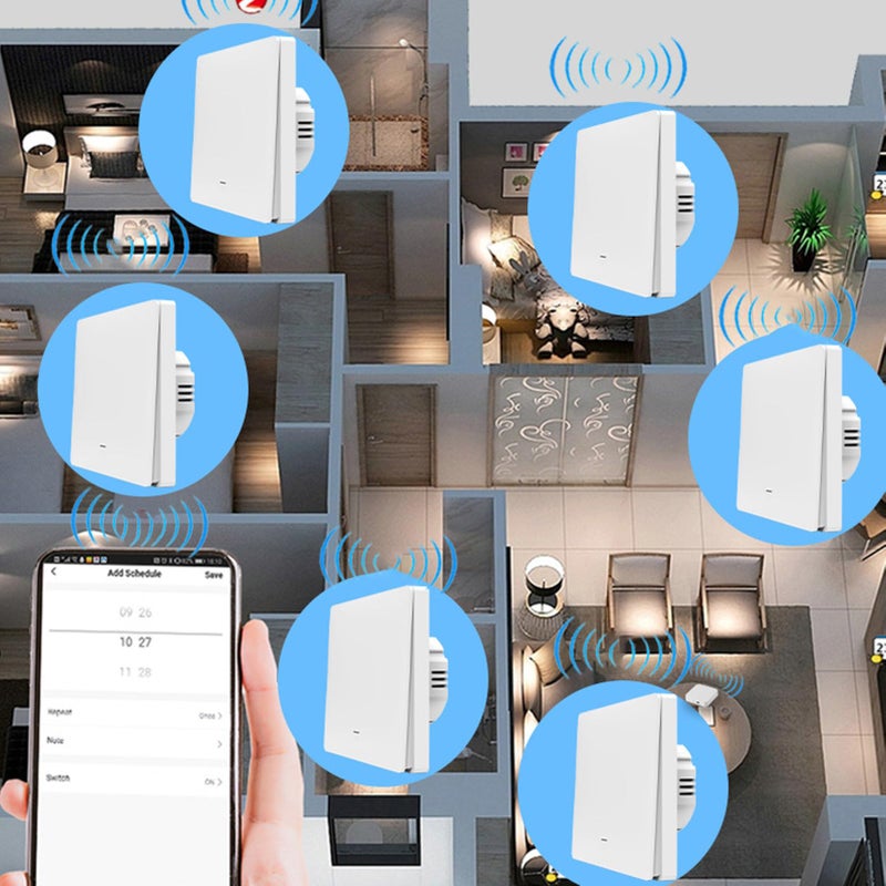 Zigbee Smart Light Switch WiFi Wall Switch 86 Buttons Mobile APP Timing Function 100 250V - Image 4