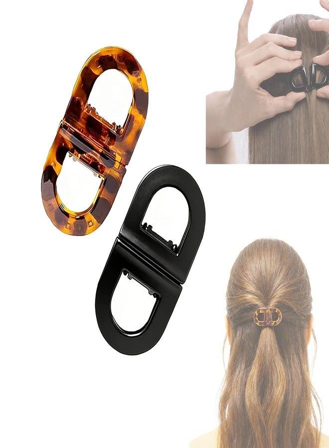 DICSINM Magnetic Hair Clips – Strong Hold No-Slip Magnetic Hair Styling Clips for Women, Seamless 2-in-1 Design for Easy Everyday Hairstyles, Clip No Crease, Suitable For All Hair Types - Image 1