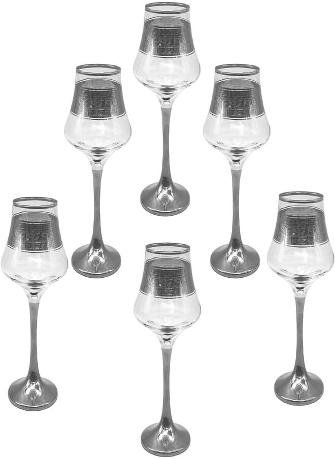 segaey Segaey Carmen Turkish Platinum Glass 011937/Elegant design, Trusted Brand, Attractive shape of Soft Drink, Smoothies, Juices, Cocktails/High Quality Materials 