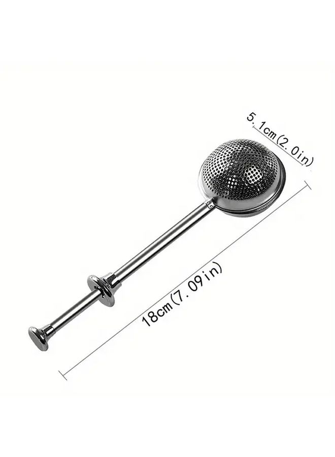 Fine Mesh Stainless Steel Powdered Sugar Duster And Flour Sieve 1pc With Ergonomic Handle For Baking - Image 2