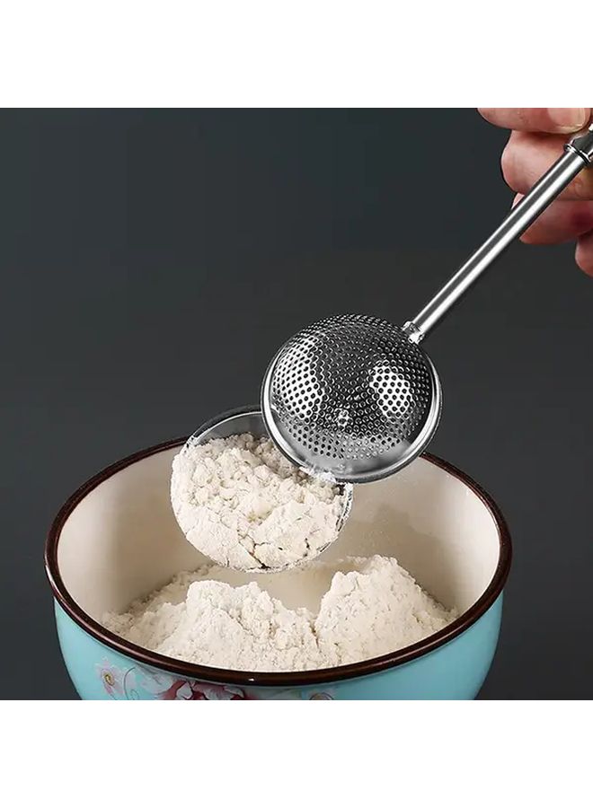 Fine Mesh Stainless Steel Powdered Sugar Duster And Flour Sieve 1pc With Ergonomic Handle For Baking - Image 4