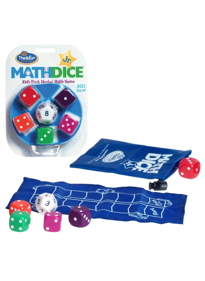 Think Fun Think Fun Math Dice Junior Game for Boys and Girls Age 6 and Up - Teachers Favorite and Toy of the Year Nominee 