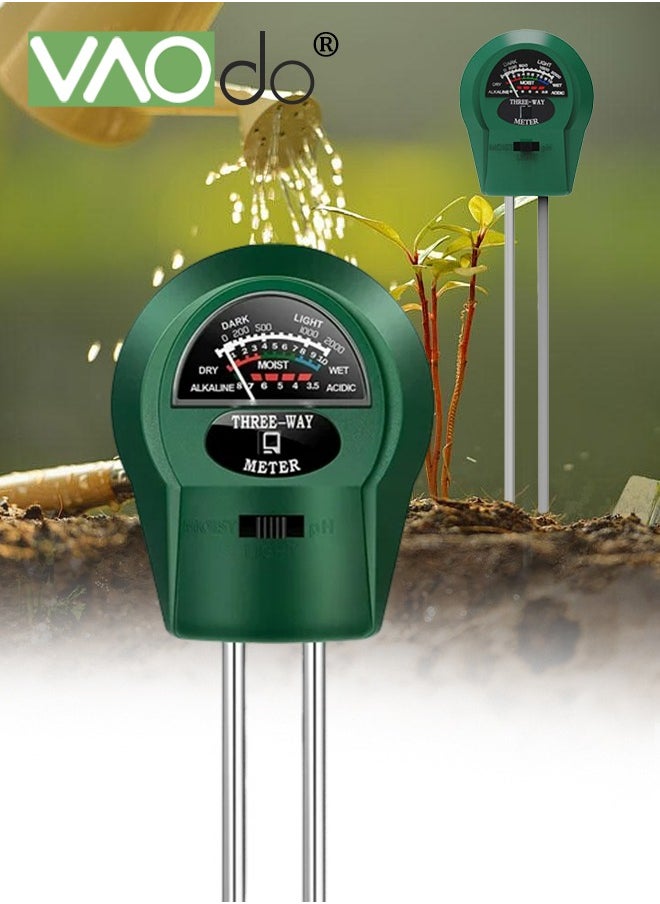 VAOdo 3-in-1 Plant Soil Moisture Meter TDS EC and Temperature Meter for Plants Plant Moisture Meter for Indoor & Outdoor Plants Garden Farm (No Batteries Required)  - Image 1