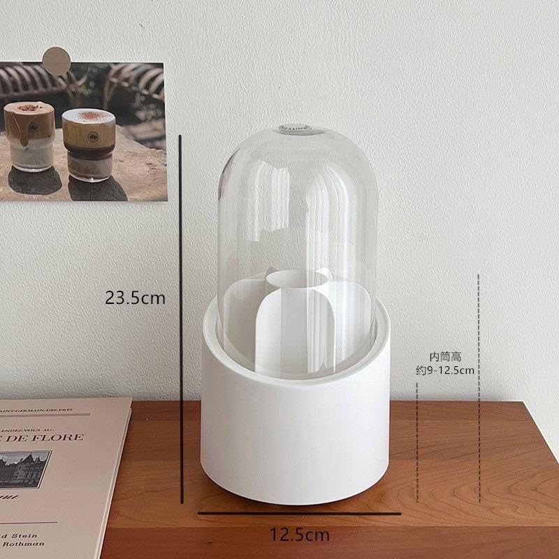 360-Degree Rotating Makeup Brush Holder - Smart Storage Organizer IH - Image 1