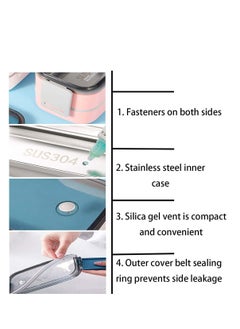 Y&D Stainless Steel Bento Box Lunch Container for Kids and Adults Steamer with Dividers Leakproof Food Heater Meal Snack Packing Warmer in Office Family Rice Cooker  - Image 2