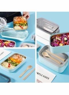 Y&D Stainless Steel Bento Box Lunch Container for Kids and Adults Steamer with Dividers Leakproof Food Heater Meal Snack Packing Warmer in Office Family Rice Cooker  - Image 3