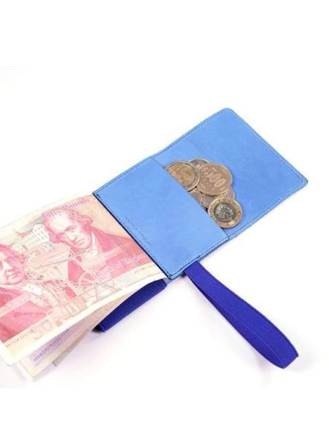 Trove Cash Wrap Card Wallet in Blue from Trove - Image 4