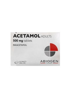 Acetamol Pain Killers Par 500Mg Tablets 20 Count 